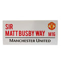 Front - Manchester United FC Sir Matt Busby Way Street Sign