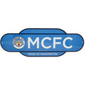 Front - Manchester City FC Retro Hanging Sign