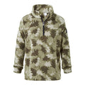 Front - TOG24 Childrens/Kids Toffolo Camo Zip Neck Fleece Top