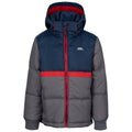 Front - Trespass Childrens/Kids Strewd Contrast Zip Padded Jacket