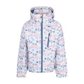 Front - Trespass Girls Fluttery TP50 Waterproof Jacket