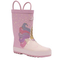 Front - Trespass Childrens/Kids Character Unicorn Wellington Boots