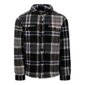 Front - Trespass Boys Checkley Microfleece Shirt