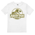 Front - Jurassic Park Boys Dino Camo Logo T-Shirt