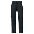 Front - Projob Mens Plain Cargo Trousers