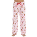 Front - Slumber Party Womens/Ladies Christmas Gingerbread Pyjama Bottoms