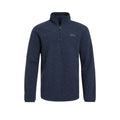 Front - Weird Fish Mens Errill Textured Eco Friendly Quarter Zip Fleece Top