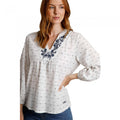 Front - Weird Fish Womens/Ladies Olivia Dobby Blouse