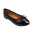 Front - Where's That From Womens/Ladies Janice Bow Extra Wide Ballerina Flats