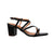 Front - Where's That From Womens/Ladies Sidra PU Crossover Strap Wide Medium Block Heel Sandals