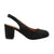 Front - Where's That From Womens/Ladies Edith PU Sling Back Extra Wide Block Heel Shoes