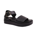 Front - Where's That From Womens/Ladies Phoenix PU Buckle Detail Extra Wide Platform Sandals