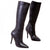 Front - Where's That From Womens/Ladies Zoya PU High Heel Calf Boots