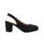 Front - Where's That From Womens/Ladies Edith PU Sling Back Wide Block Heel Shoes