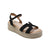 Front - Where's That From Womens/Ladies London Nubuck Ankle Strap Flatform Sandals