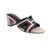 Front - Where's That From Womens/Ladies Drama Cut Out PU Wide Block Heel Sandals