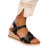 Front - Where's That From Womens/Ladies Sydney PU Straps Wedge