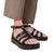 Front - Where's That From Womens/Ladies Dubai Platform Extra Wide Gladiator Sandals