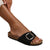 Front - Where's That From Womens/Ladies Sequoia Buckle Single Strap Flat Sandals