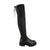 Front - Where's That From Womens/Ladies Dawn Chunky PU Knee-High Boots