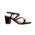 Front - Where's That From Womens/Ladies Sidra Faux Leather Crossover Strap Medium Block Heel Sandals