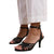 Front - Where's That From Womens/Ladies Cyprus PU Multi Crossover Strap Wide Mid Heel Sandals