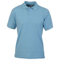 Light Blue - Front - Absolute Apparel Mens Precision Polo Shirt