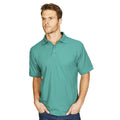 Emerald - Back - Absolute Apparel Mens Precision Polo Shirt