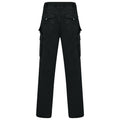 Black - Side - Absolute Apparel Mens Workwear Utility Cargo Trouser