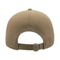 Khaki - Side - Atlantis Action 6 Panel Chino Baseball Cap