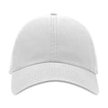 White - Back - Atlantis Action 6 Panel Chino Baseball Cap