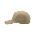 Khaki - Lifestyle - Atlantis Liberty Five Buckle Heavy Brush Cotton 5 Panel Cap