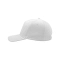 White - Lifestyle - Atlantis Liberty Five Buckle Heavy Brush Cotton 5 Panel Cap