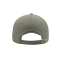 Light Grey - Side - Atlantis Liberty Five Buckle Heavy Brush Cotton 5 Panel Cap