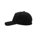 Black - Lifestyle - Atlantis Liberty Five Buckle Heavy Brush Cotton 5 Panel Cap