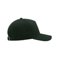 Green - Side - Atlantis Liberty Five Buckle Heavy Brush Cotton 5 Panel Cap