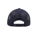 Navy - Back - Atlantis Rapper Jersey Mid Visor Trucker Cap