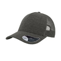 Dark Grey - Front - Atlantis Rapper Jersey Mid Visor Trucker Cap