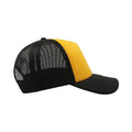 Yellow-Black - Side - Atlantis Rapper 5 Panel Trucker Cap