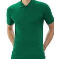 Forest Green - Back - Casual Classic Mens Pique Polo