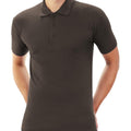 Charcoal - Back - Casual Classic Mens Pique Polo