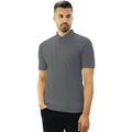 Dark Heather - Front - Casual Classic Mens Pique Polo