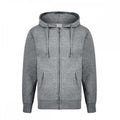 Sport Grey - Front - Casual Classic Mens Zip Hood