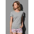 Heather Grey - Back - Stedman Womens-Ladies Comfort Tee