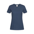 Navy - Front - Stedman Womens-Ladies Comfort Tee