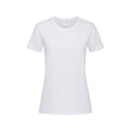 White - Front - Stedman Womens-Ladies Comfort Tee