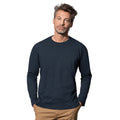 Blue Midnight - Back - Stedman Mens Classic Long Sleeved Tee