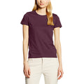 Burgundy Red - Back - Stedman Womens-Ladies Classic Tee