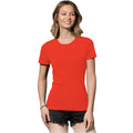 Brilliant Orange - Back - Stedman Womens-Ladies Classic Tee