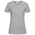 Heather Grey - Front - Stedman Womens-Ladies Classic Tee